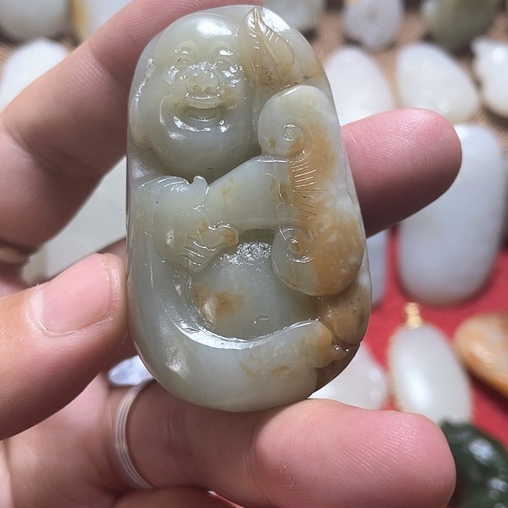 和田玉颈饰未镶嵌