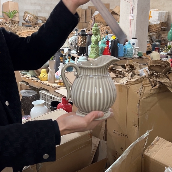 摆件高度17厘米口径7厘米微瑕捡漏