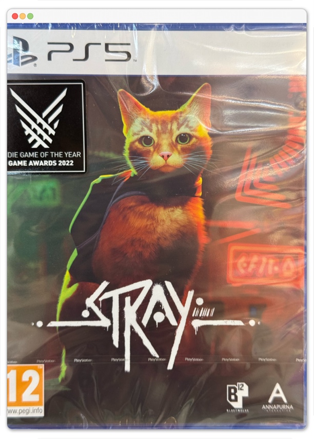 【脱盘特价】迷途猫Stray｜PS5欧版实体游戏光盘