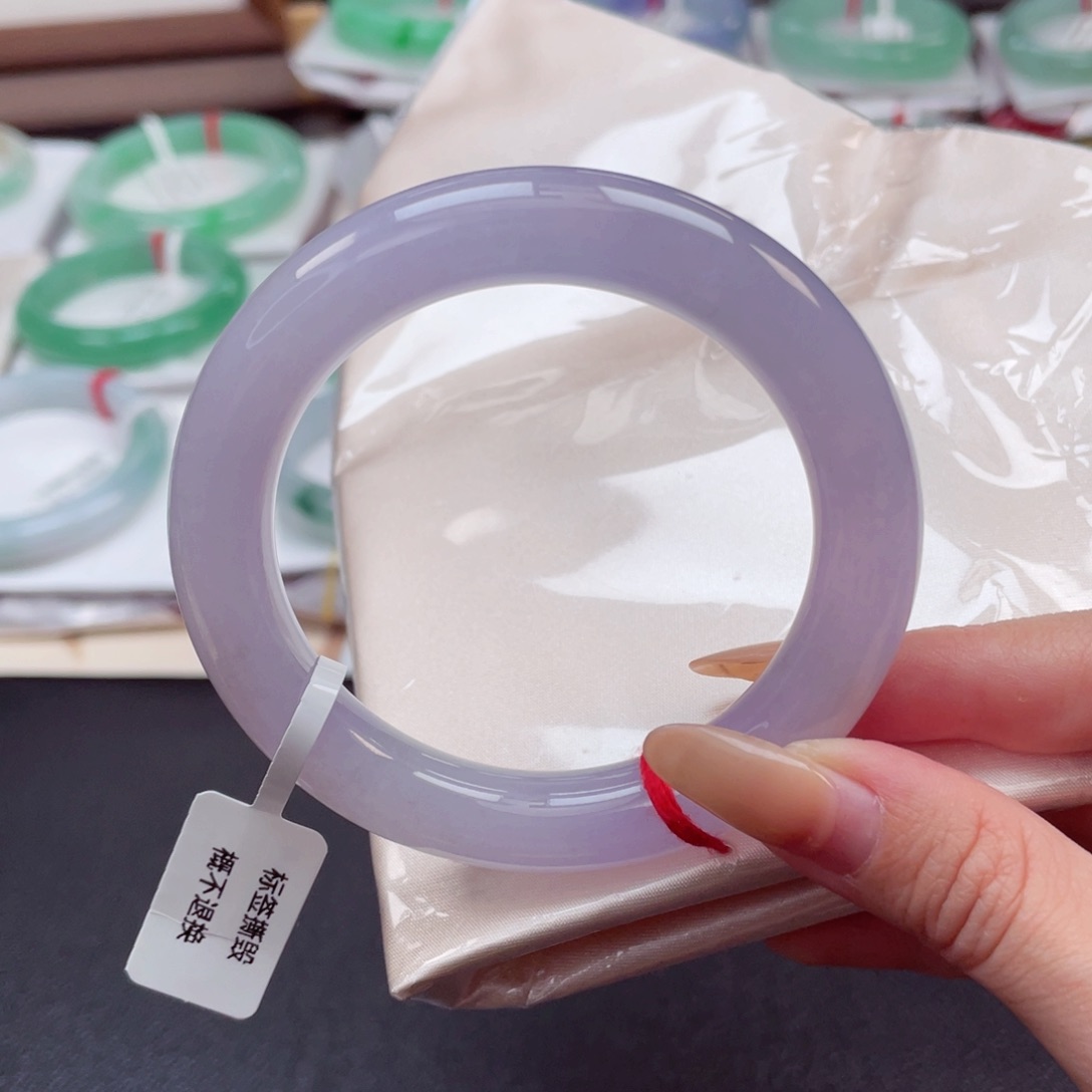 翡翠未镶嵌手镯5253圈99