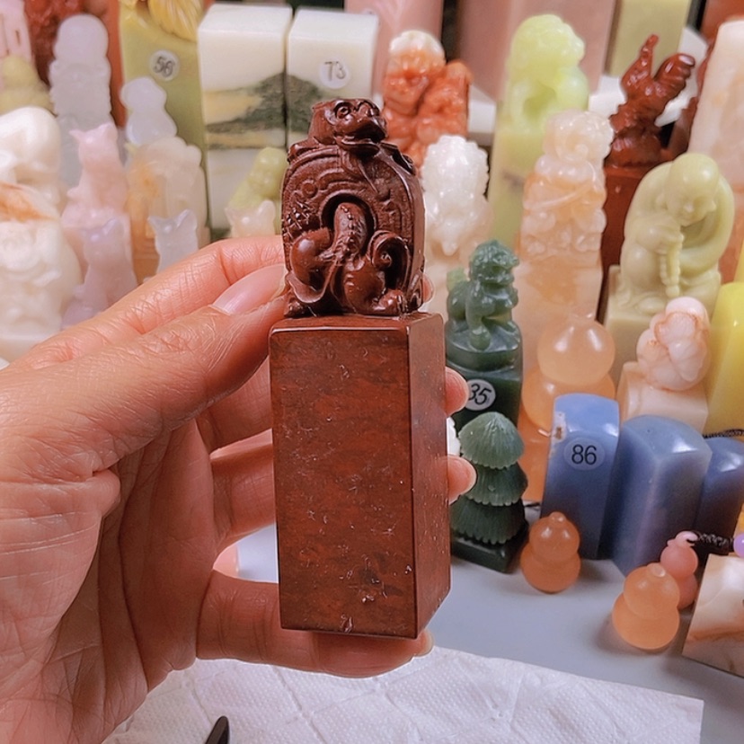 【闪购商品】萧山红青田石雕艺术品