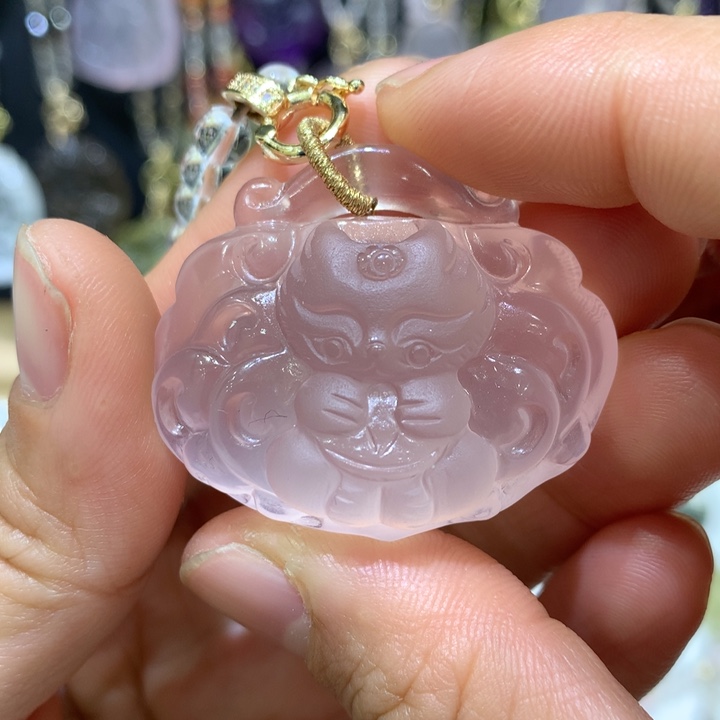 水晶颈饰未镶嵌天然