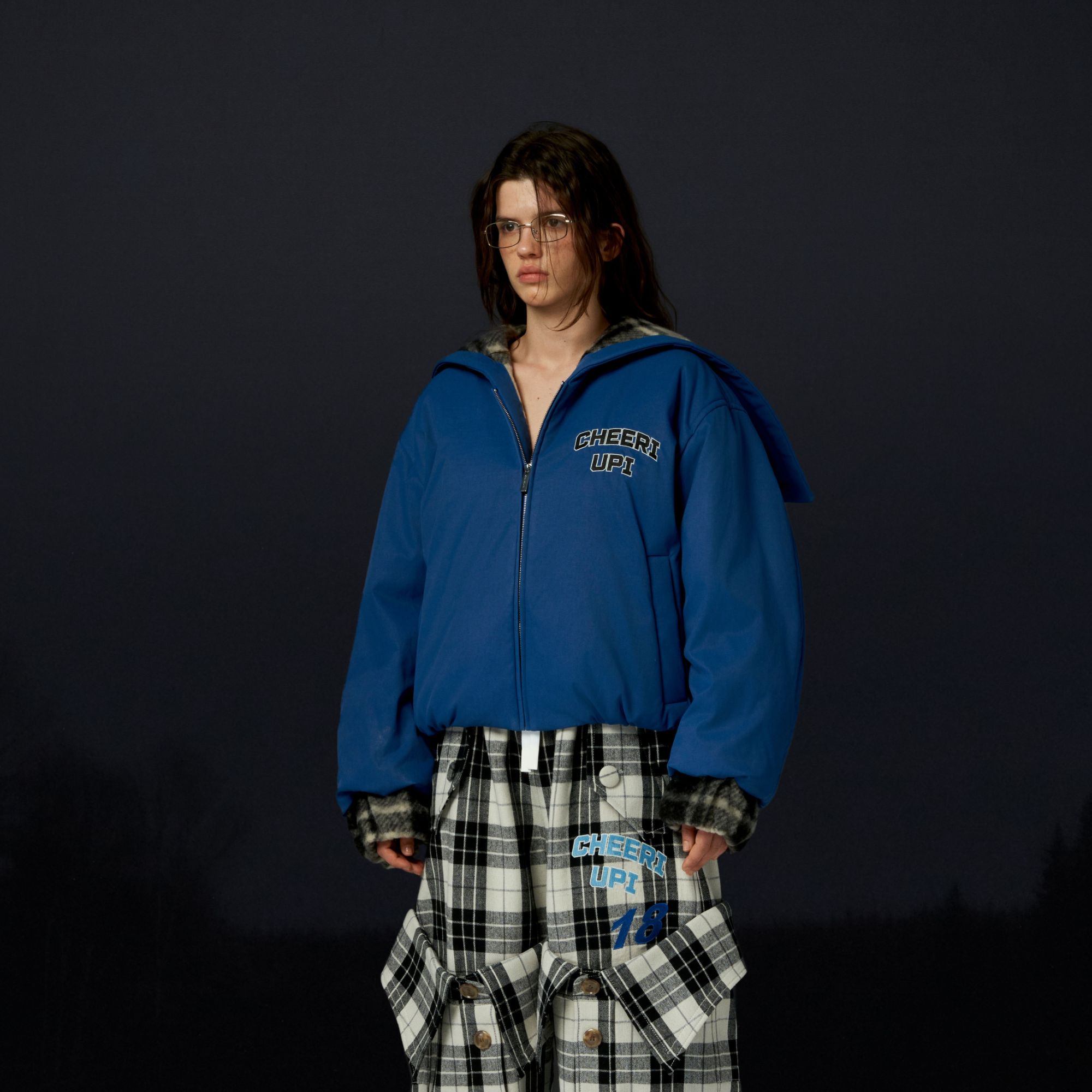 【LOCAT】CHEERi UPi  海军领气球外套  CUU25FWWT608