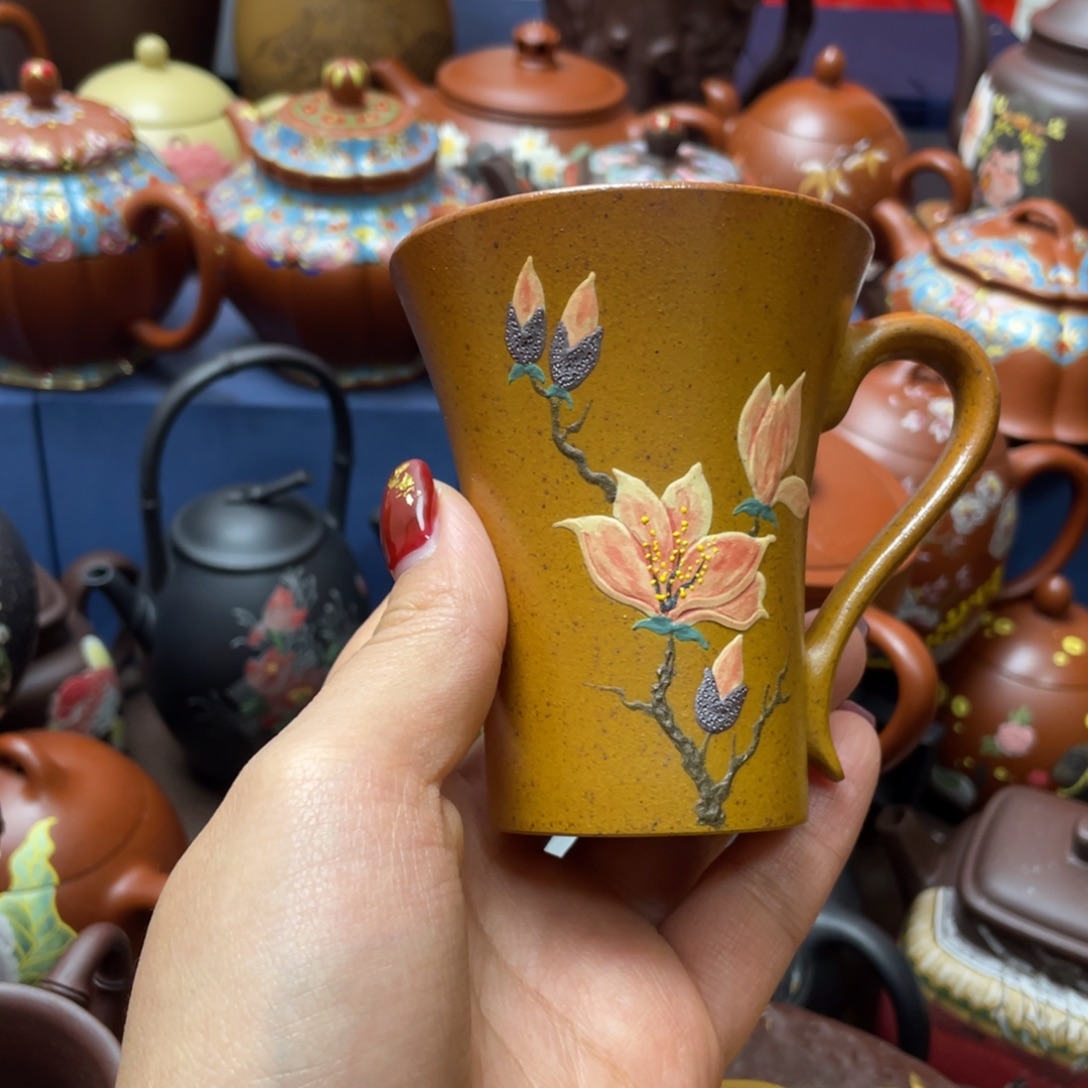 紫砂茶杯紫砂主人杯120cc