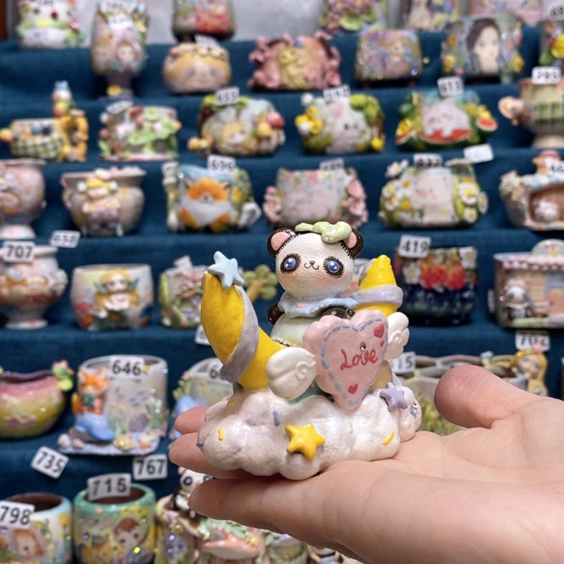 【闪购商品】红陶我****肉哈哈摆件