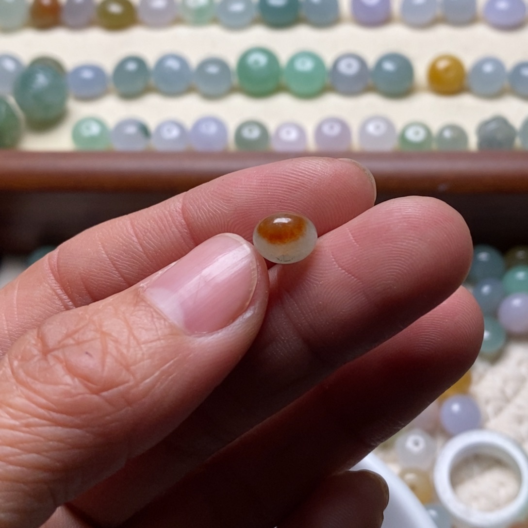 翡翠散珠天然翡翠A货散珠