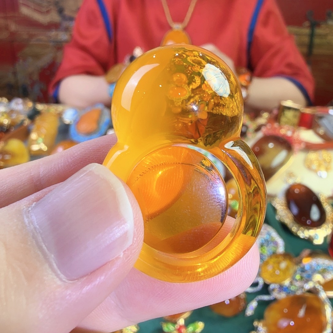 蜜蜡未镶嵌戒指首饰