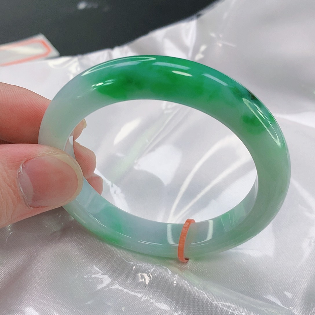 翡翠手镯未镶嵌12缅甸天然翡翠A货