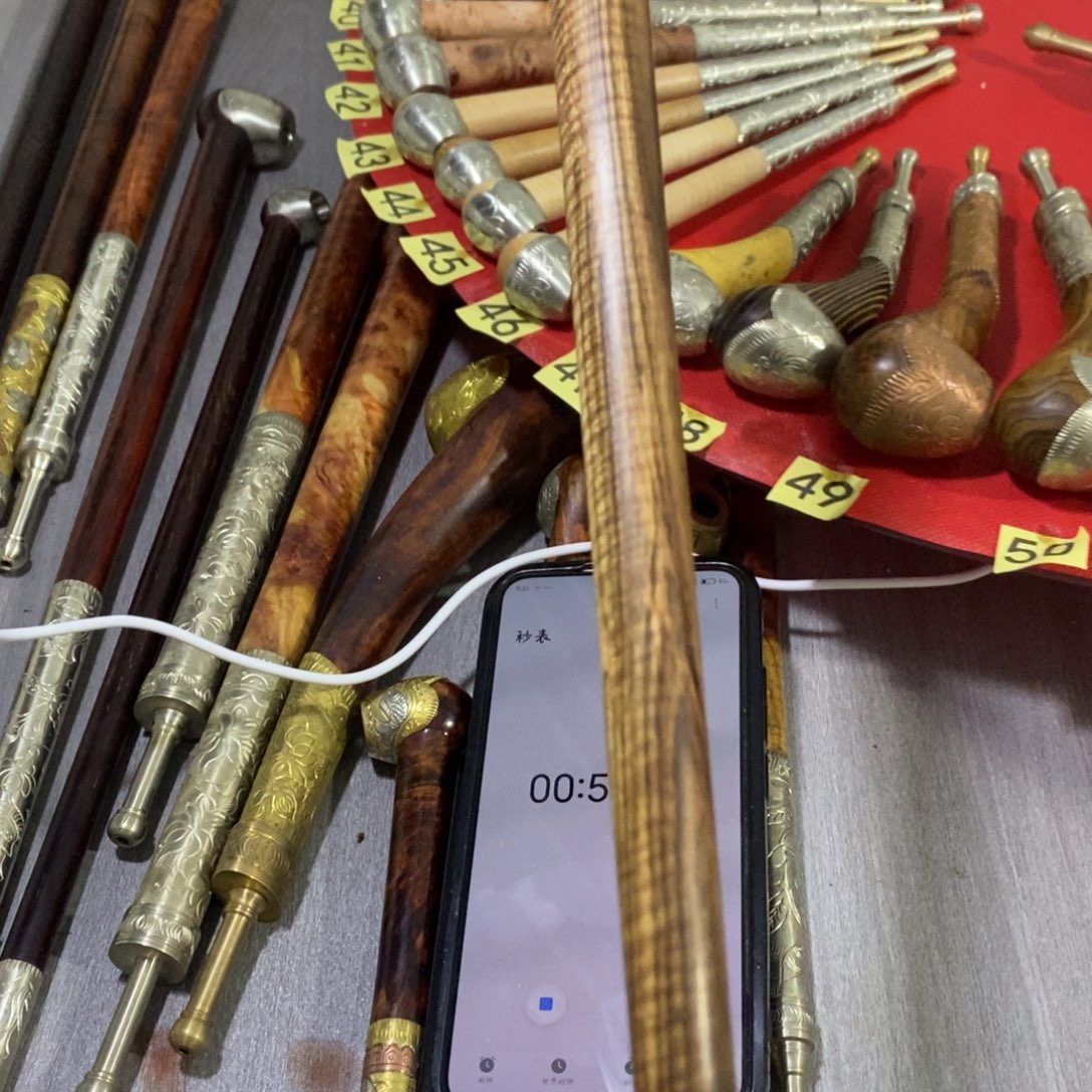 杜***用贡木44cm杠心二马驹搞走