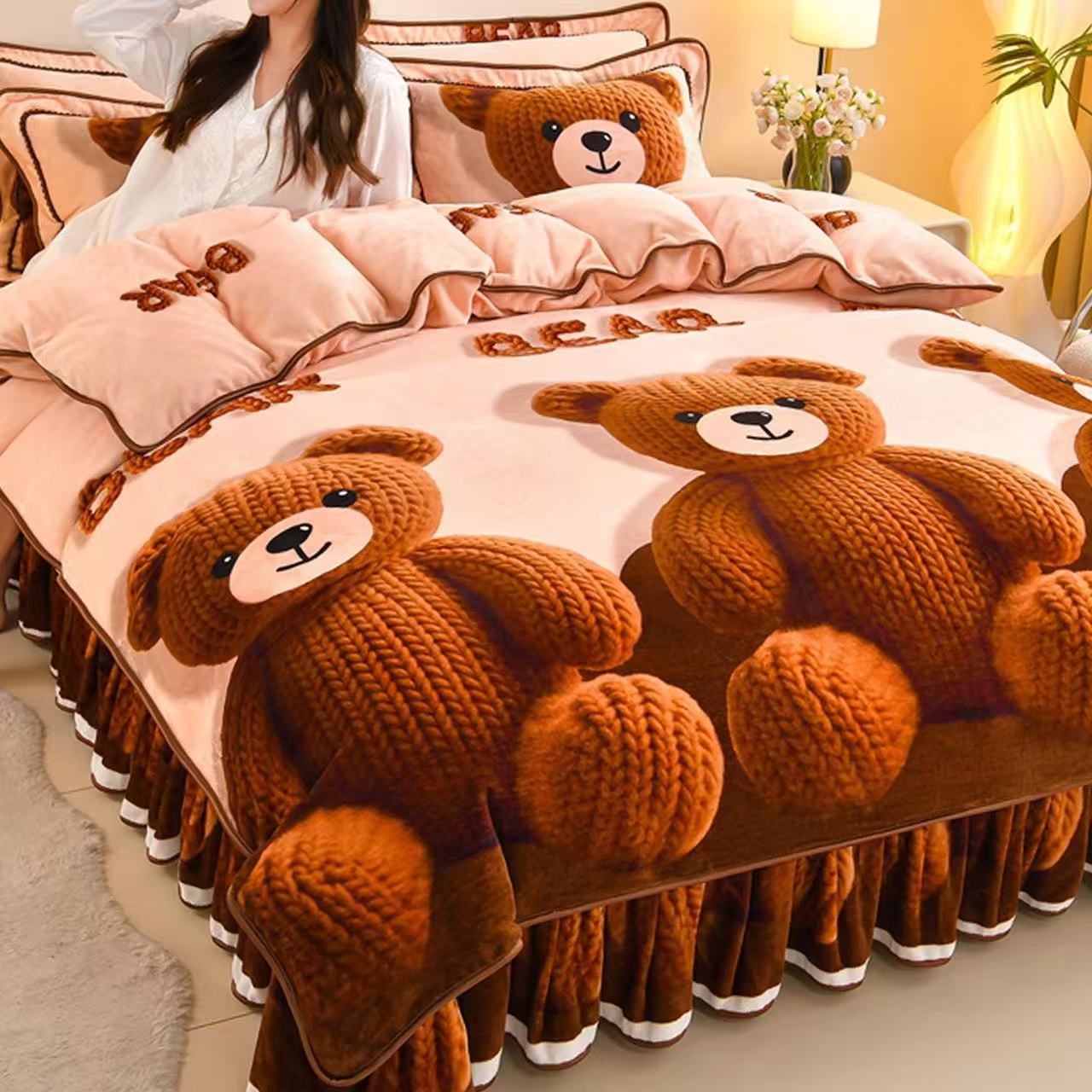 丹5#加厚高端牛奶绒单被套200*230cm按直播间编号拍货