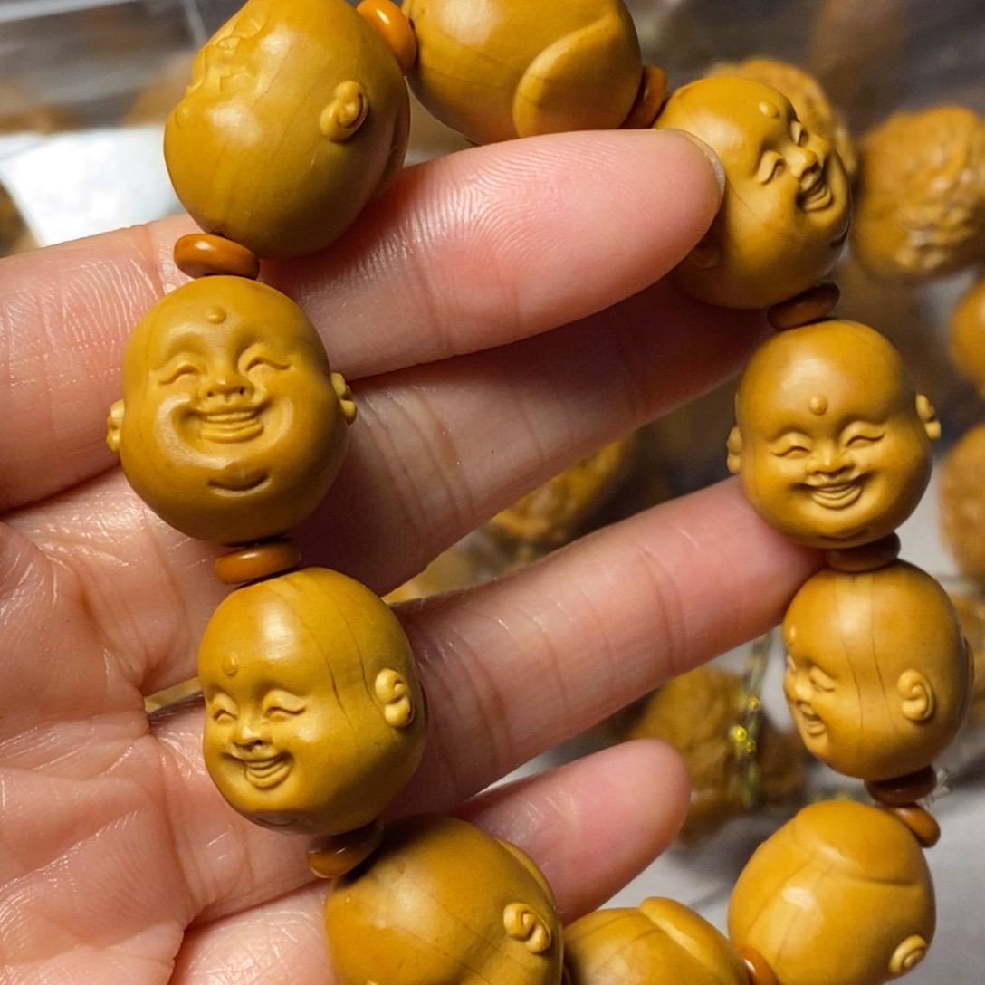 橄榄核手串/手链十分开心