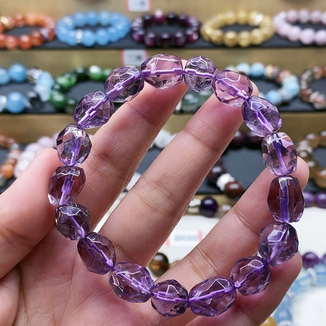 水晶手链未镶嵌紫