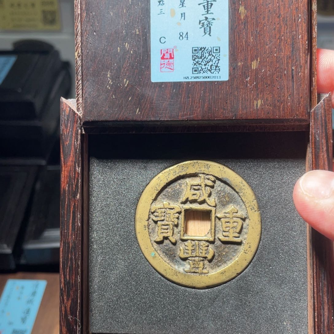 涂***子铜琳琅古泉咸丰星月五十2011