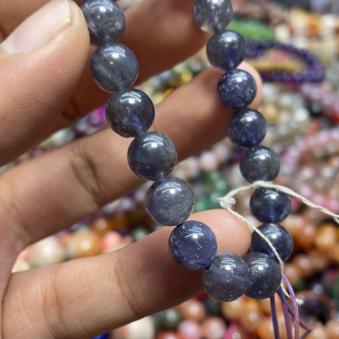 紫晶颈饰银S800镀金镶嵌