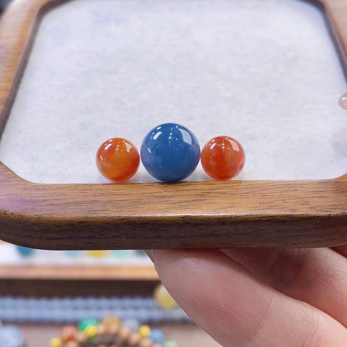 【闪购商品】翡翠颈饰未镶嵌蓝莓单颗