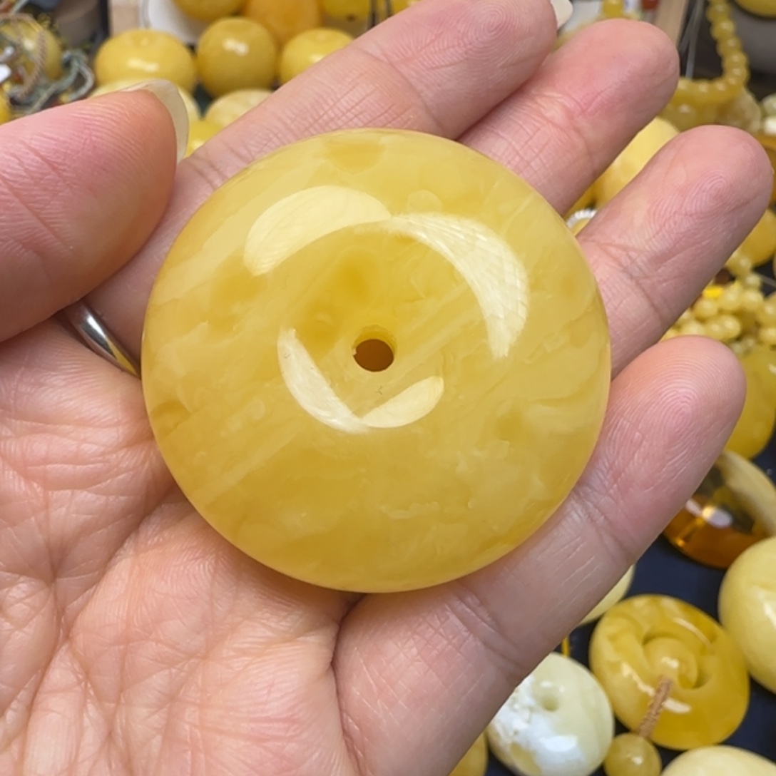 蜜蜡未镶嵌颈饰天然蜜蜡