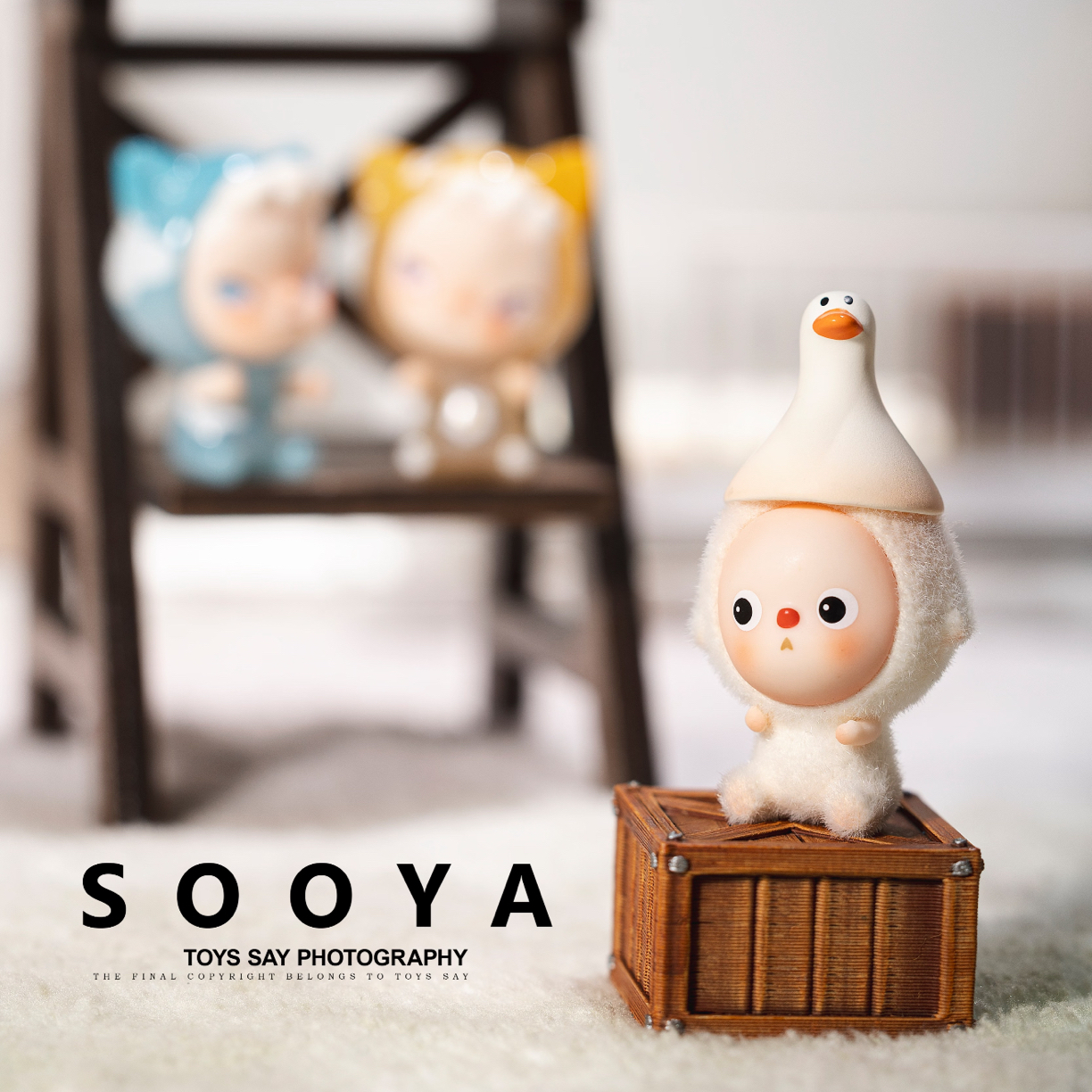 【代拆】SooyaStudio初代坐坐萌粒图鉴盲盒潮玩摆件