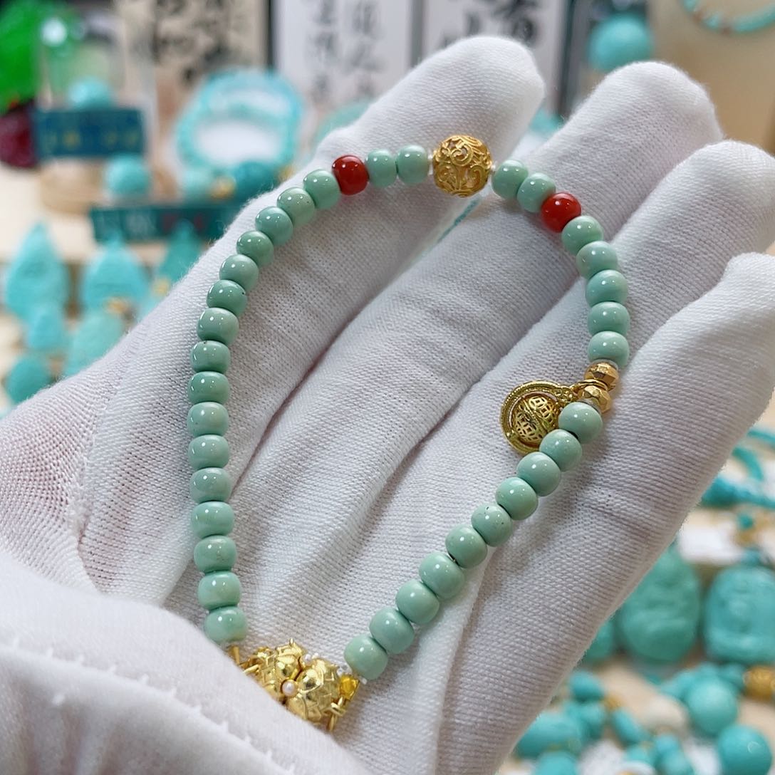 绿松石珠宝奇石未镶嵌