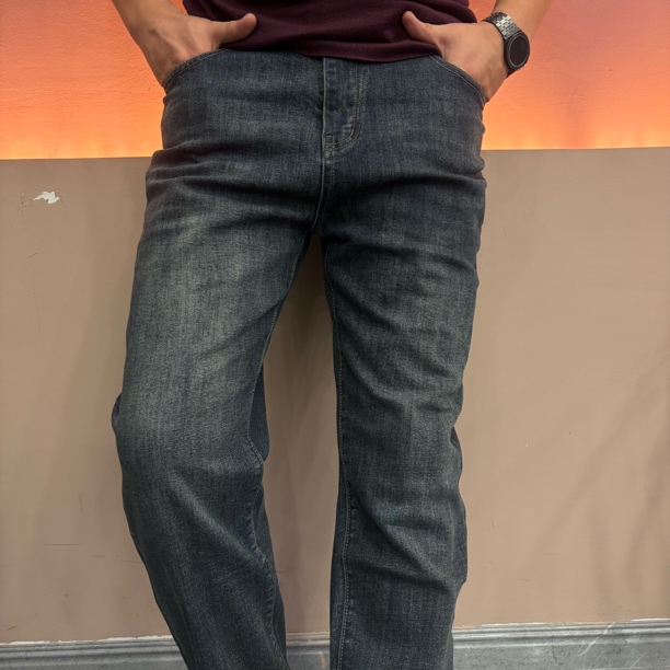 【Aysa男装】5592男秋冬水洗男士夏季秋季水洗锥形男牛仔裤潮流直筒