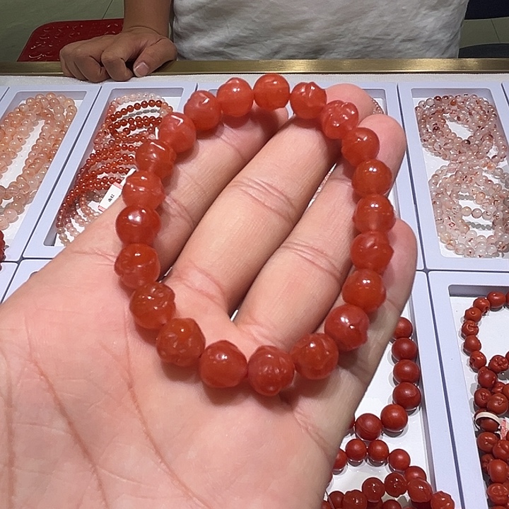 未镶嵌手串南红玛瑙