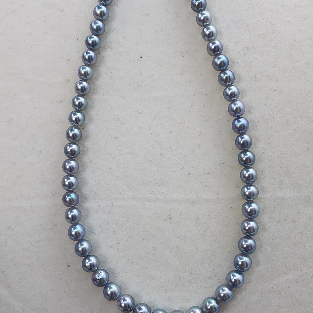 静****未镶嵌海水珍珠串链5-6mm真多麻串链