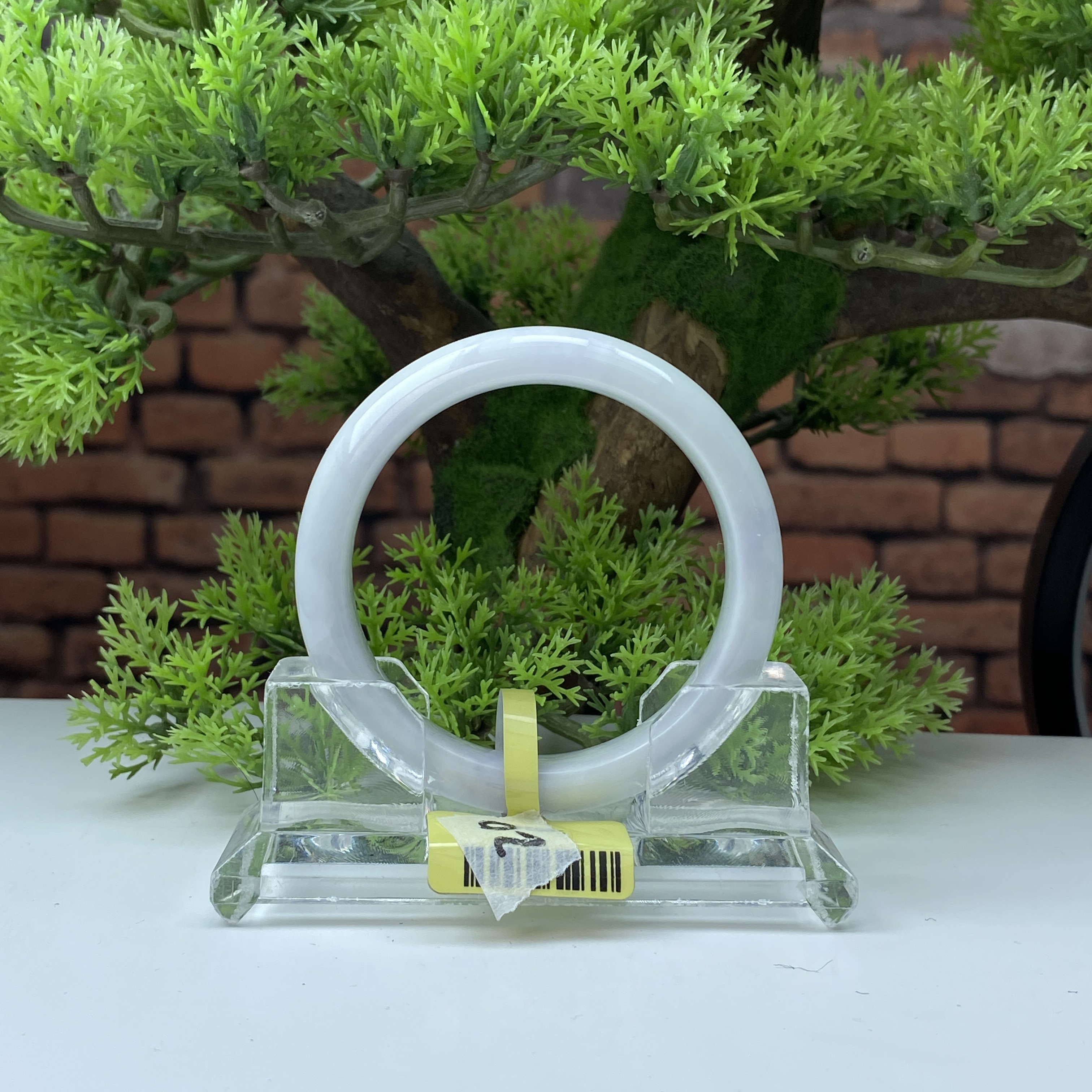 58.2【刀客砍价王】心心天然缅甸A货翡翠手镯H20