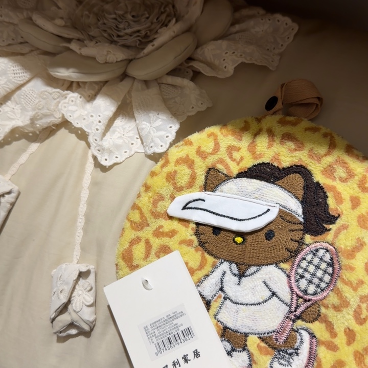 紫色四件套擦手巾