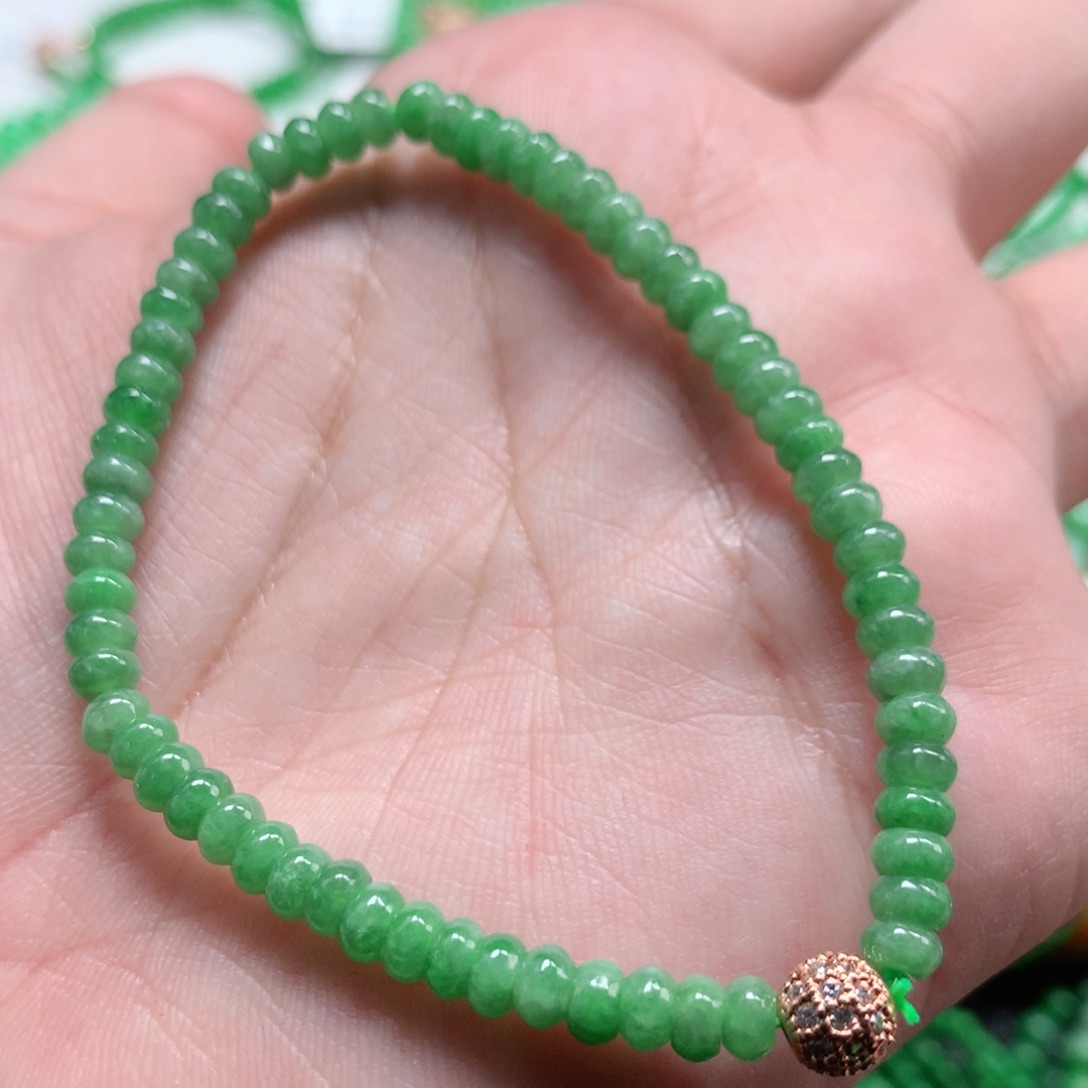 翡翠未镶嵌手链翡翠