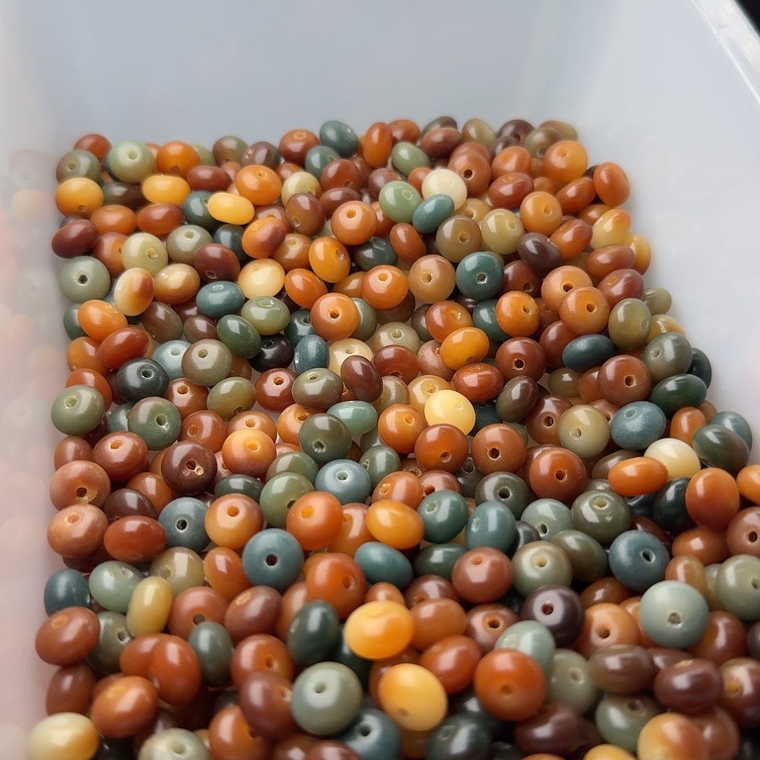 菩提根/象牙果吊坠120颗敦煌9算盘