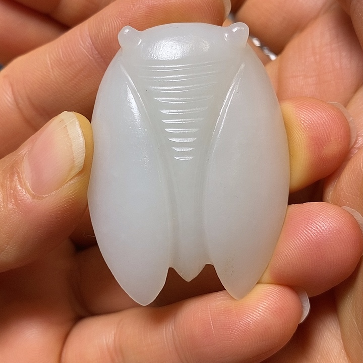 颈饰未镶嵌和田玉平**生