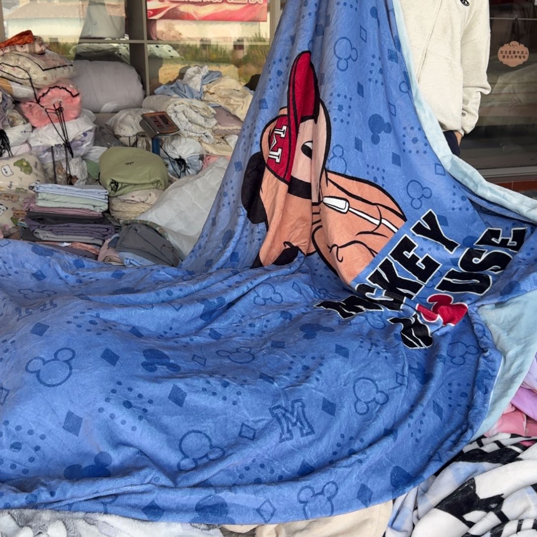 原驼毛羊羔毛两米三被套