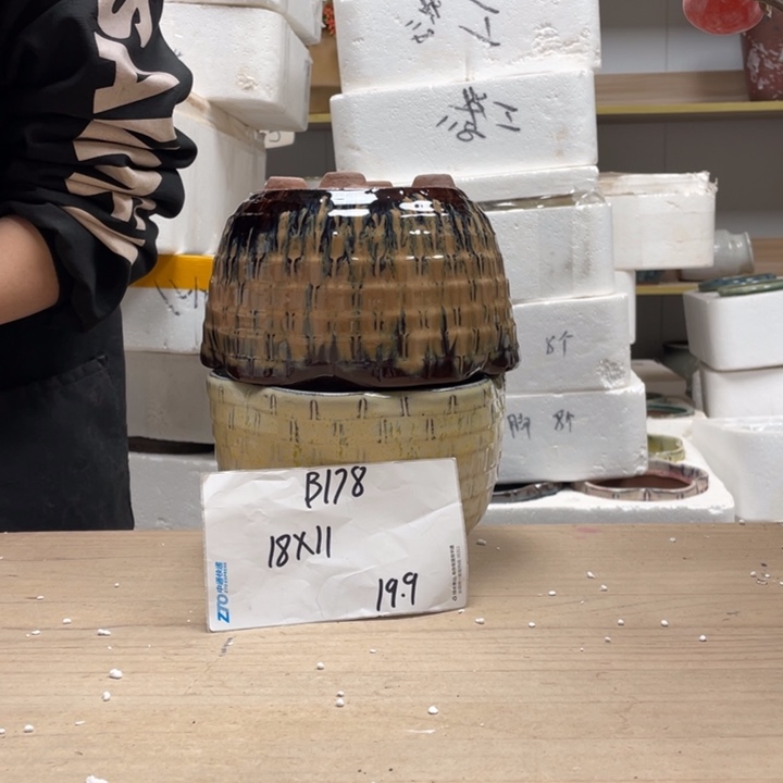 粗陶多肉花盆微瑕178