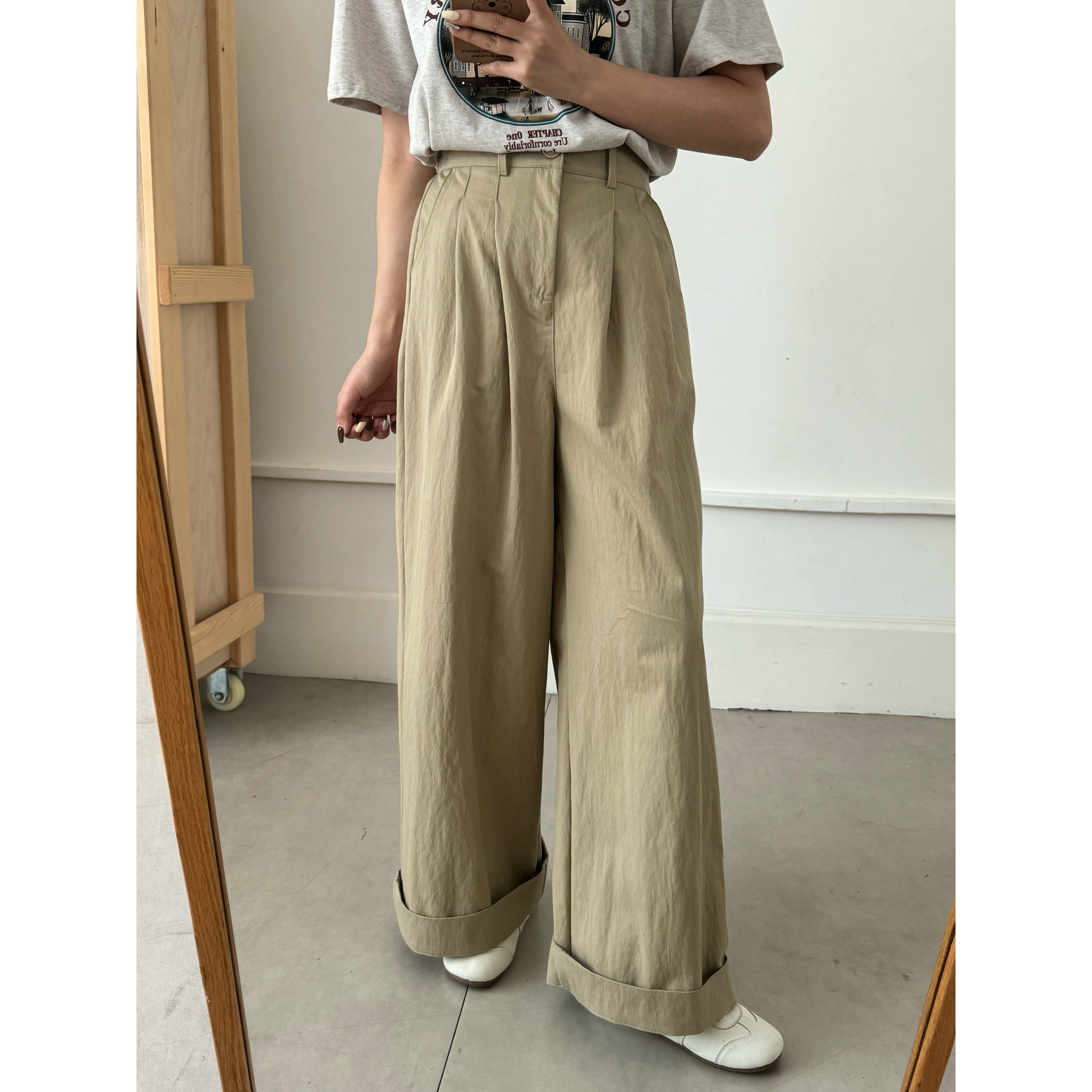 【九小九专属 春夏新款面料“都市女性”感高级高腰百搭裤子