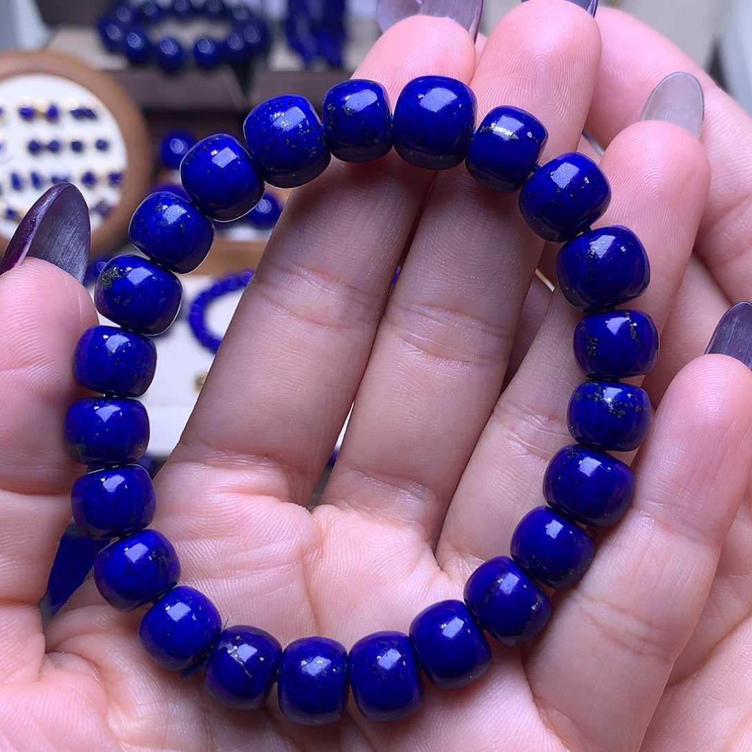 福***宣青金石未镶嵌11m老型洒金