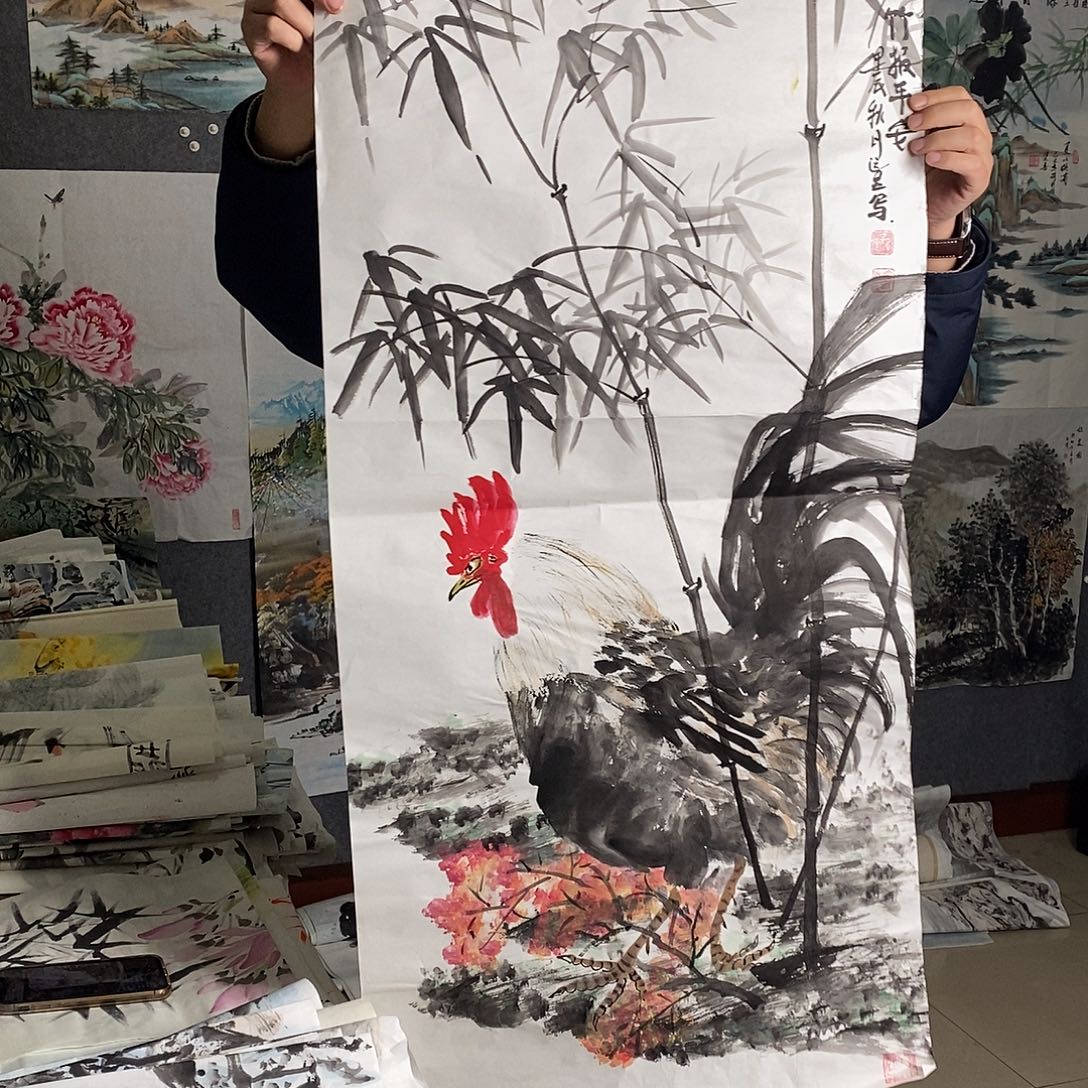 国画纯手写手绘作品13