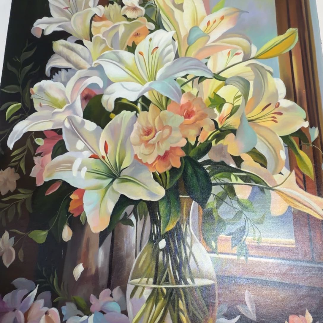 油画加油加油努力加油努力