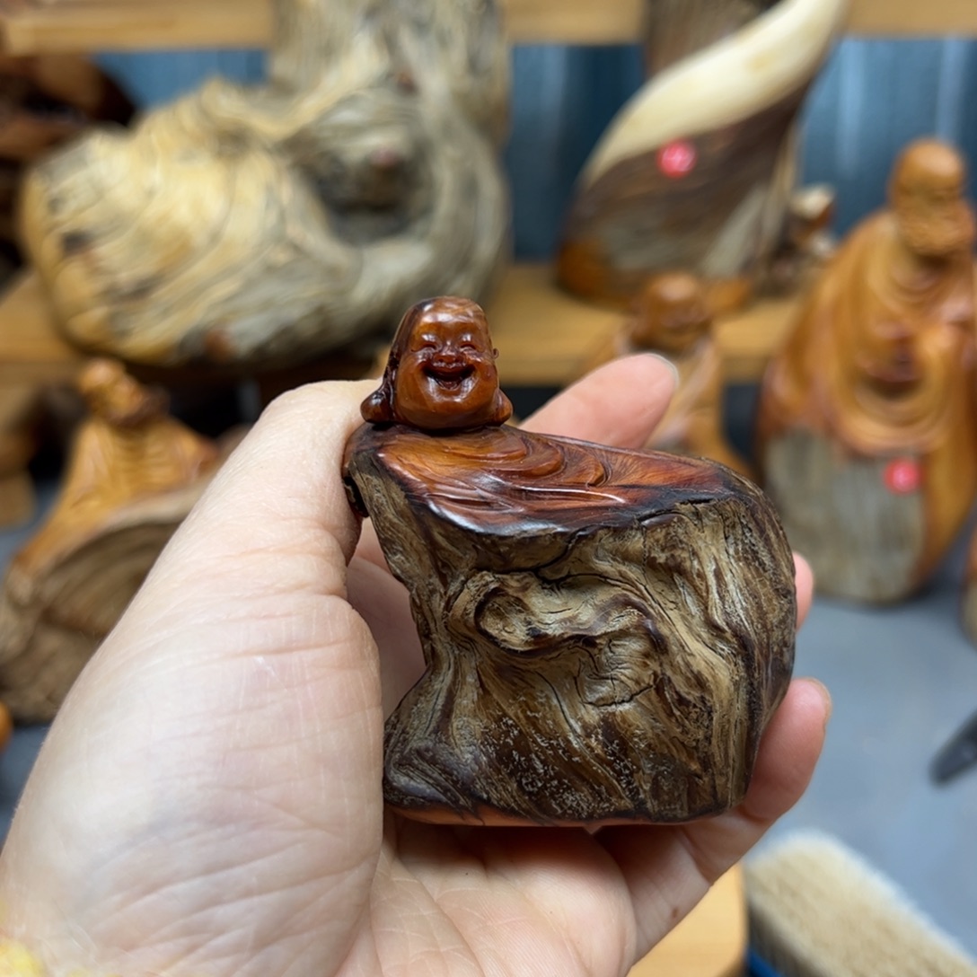 用***9柏木崖柏木摆件手把件，