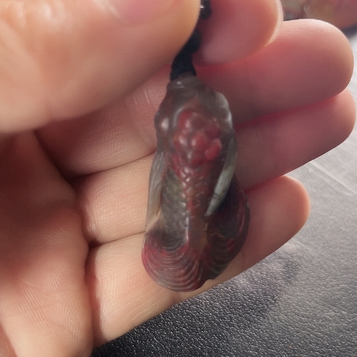 印石巴林石鸡血石挂件