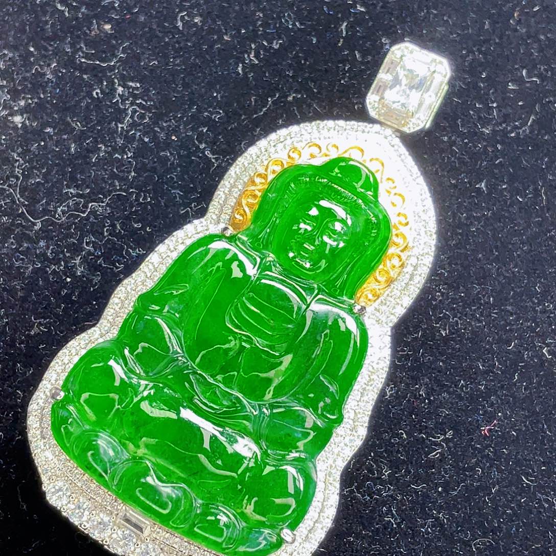 翡翠吊坠(不含链)未镶嵌