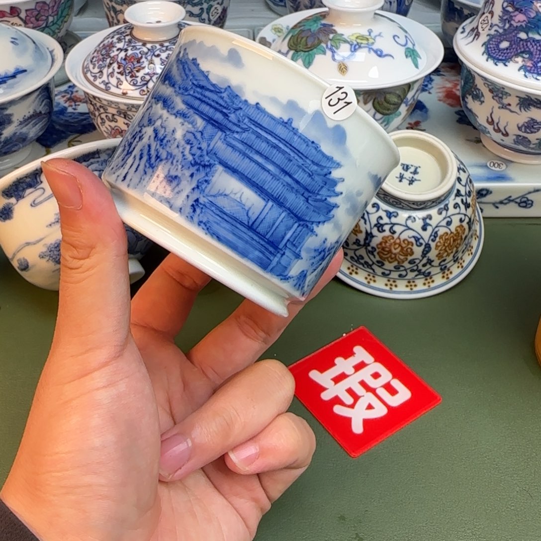 彦祖纯手工手绘茶具131