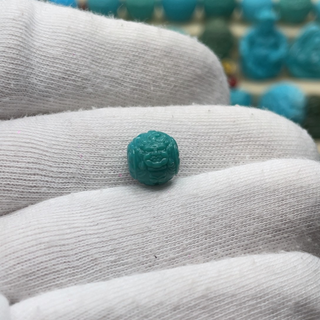 绿松石未镶嵌颈饰卡9-8.5