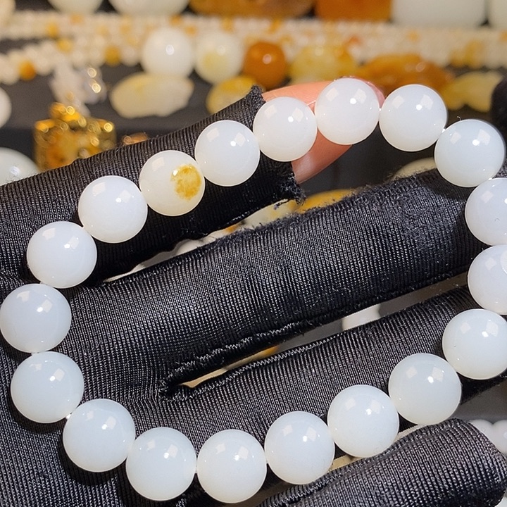 和田玉未镶嵌手链