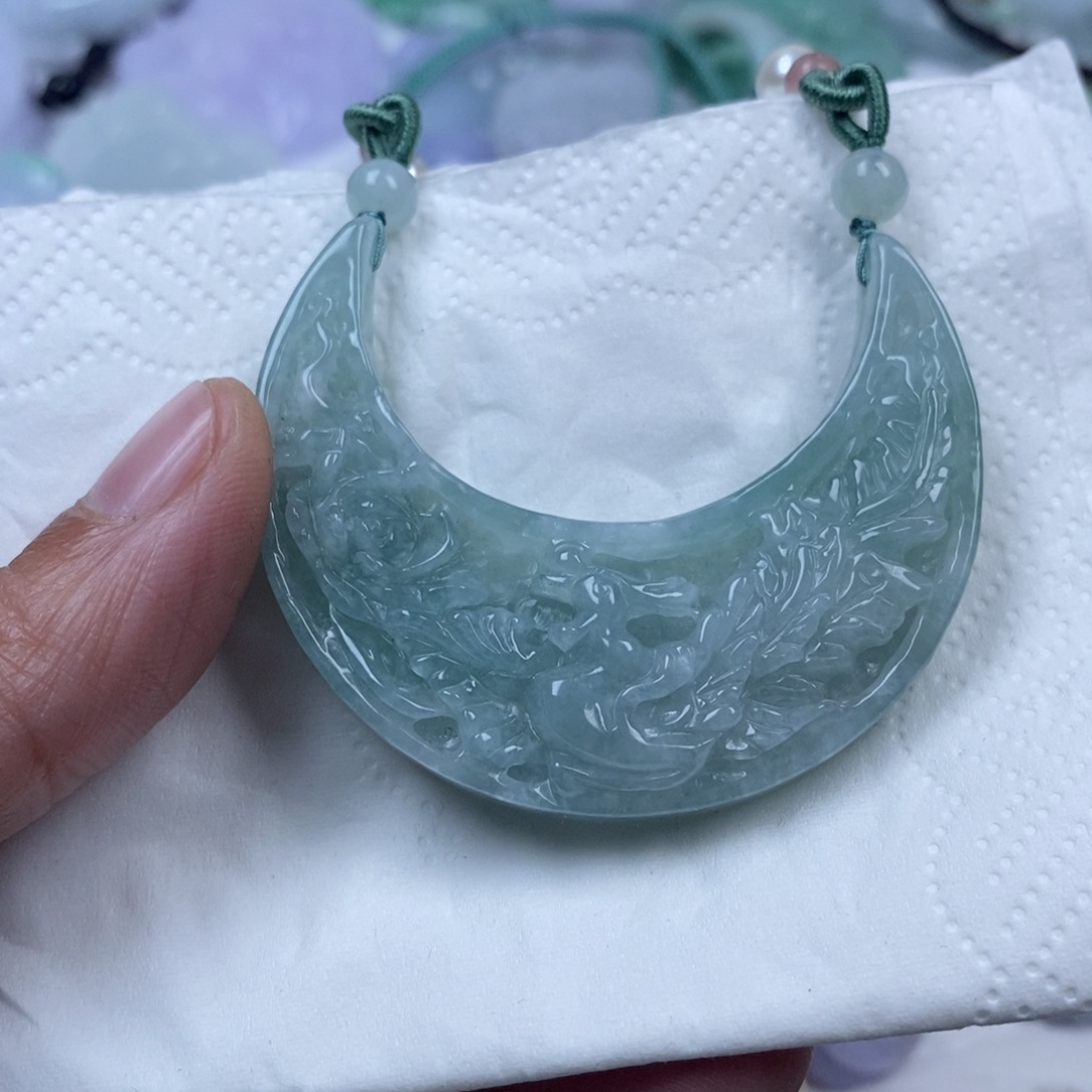 颈饰未镶嵌翡翠翡翠