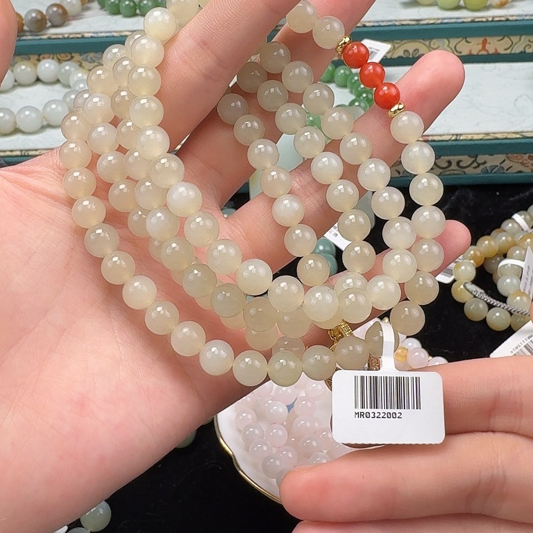 和田玉手串未镶嵌