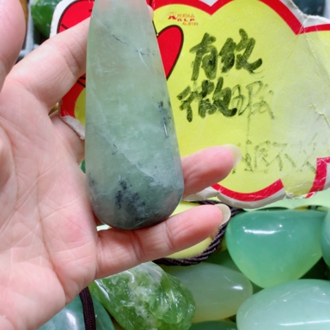 蛇纹石玉未镶嵌手把件