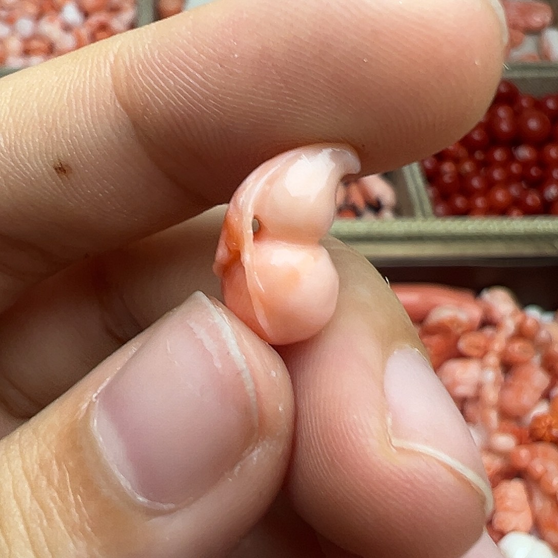 银S925葫芦腰孔品相干净