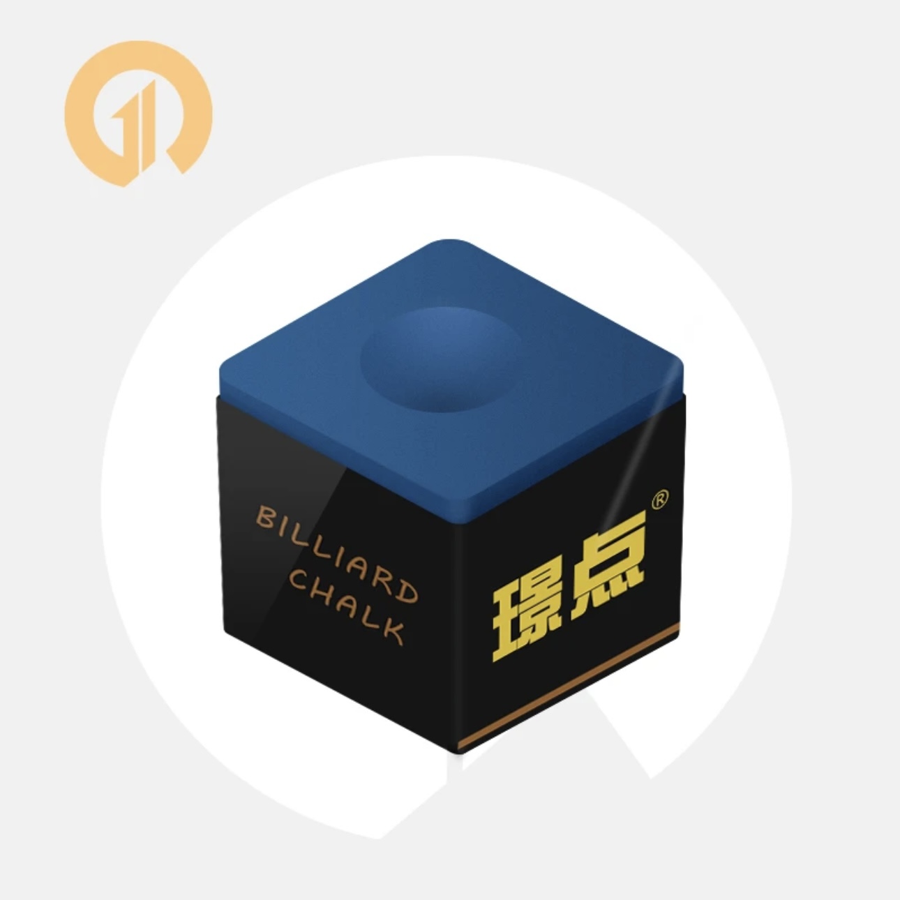 璟点无尘台球巧克粉