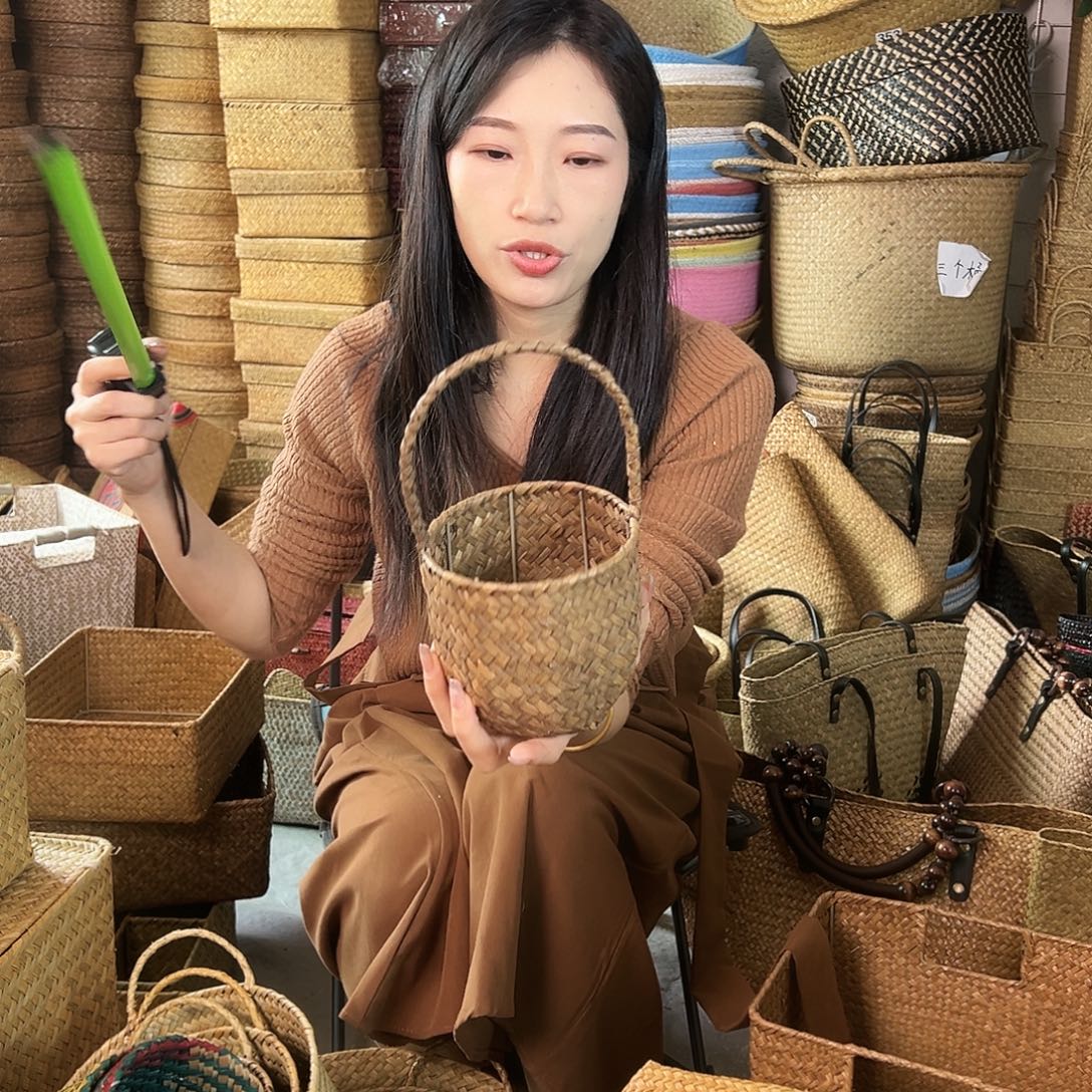 草编草编包/草编收纳盒微瑕疵