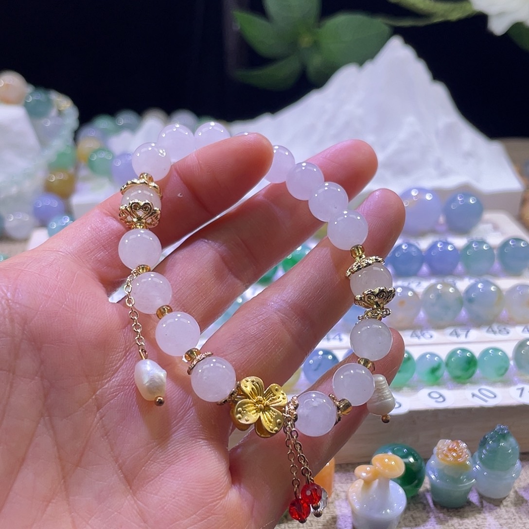 菡***菡翡翠散珠翡翠A货 福利