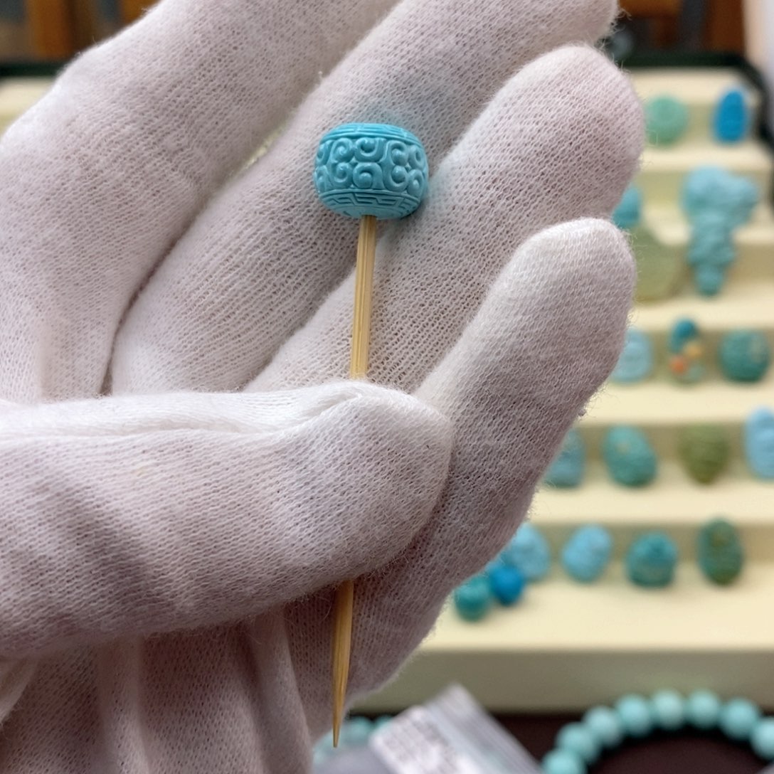 绿松石珠宝奇石未镶嵌